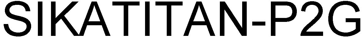 Trademark Logo SIKATITAN-P2G