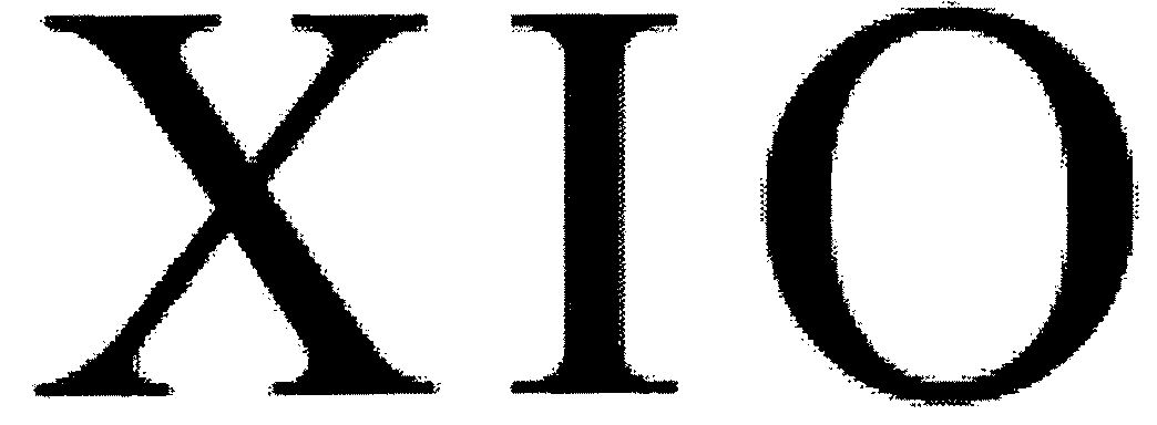 Trademark Logo XIO