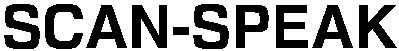 Trademark Logo SCAN-SPEAK