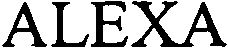 Trademark Logo ALEXA