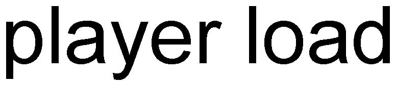 Trademark Logo PLAYER LOAD