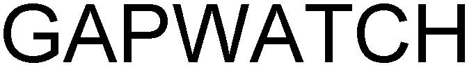 Trademark Logo GAPWATCH