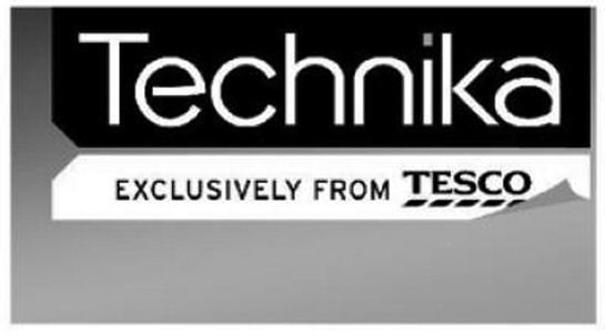 Trademark Logo TECHNIKA EXCLUSIVELY FROM TESCO