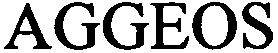 Trademark Logo AGGEOS