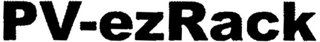 Trademark Logo PV-EZRACK
