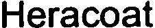 Trademark Logo HERACOAT