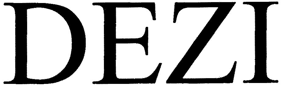 Trademark Logo DEZI