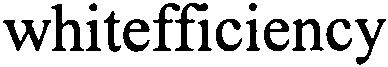 Trademark Logo WHITEFFICIENCY