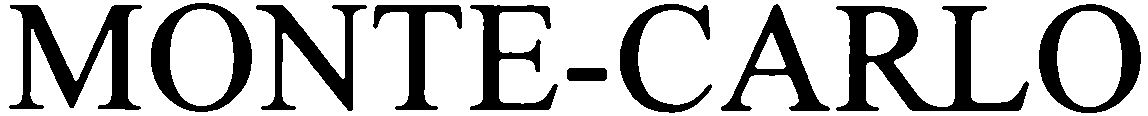 Trademark Logo MONTE-CARLO