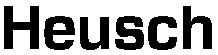 Trademark Logo HEUSCH