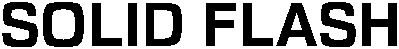 Trademark Logo SOLID FLASH