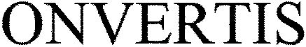 Trademark Logo ONVERTIS