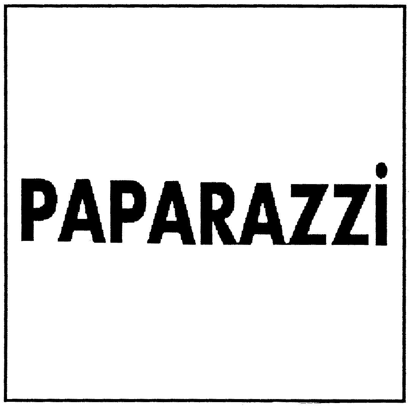 Trademark Logo PAPARAZZI