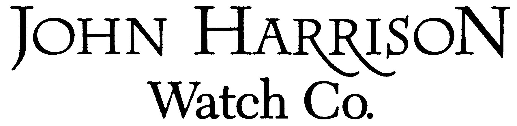 Trademark Logo JOHN HARRISON WATCH CO.