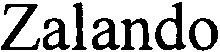 Trademark Logo ZALANDO