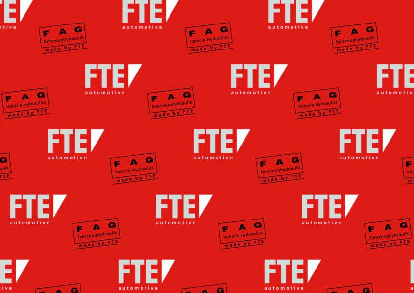 Trademark Logo FTE AUTOMOTIVE FAG FAHRZEUGHYDRAULIK MADE BY FTE FAG VEHICLE HYDRAULICS MADE BY FTE