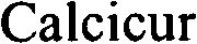 Trademark Logo CALCICUR