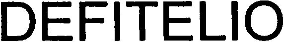 Trademark Logo DEFITELIO