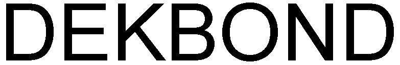 Trademark Logo DEKBOND