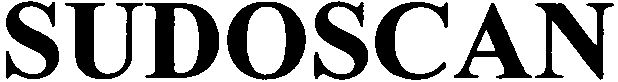 Trademark Logo SUDOSCAN