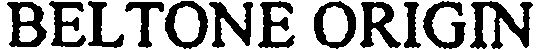 Trademark Logo BELTONE ORIGIN