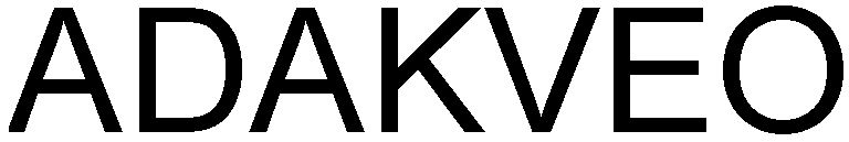 Trademark Logo ADAKVEO