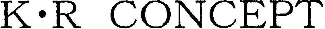 Trademark Logo K Â· R CONCEPT
