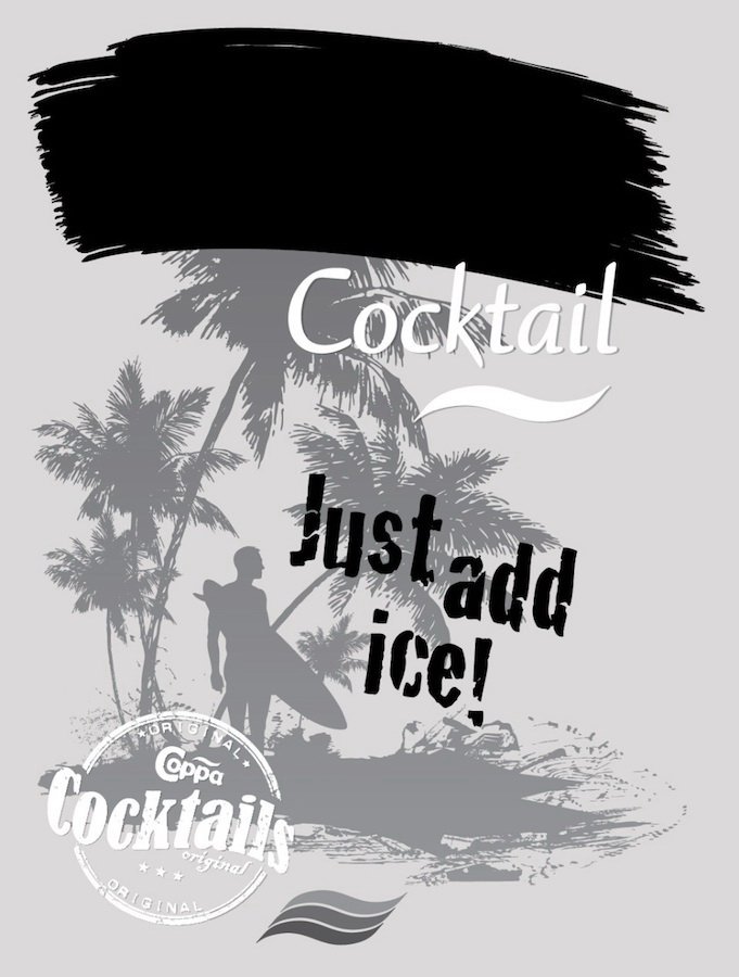 Trademark Logo COCKTAIL JUST ADD ICE! COPPA COCKTAILS