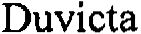 Trademark Logo DUVICTA
