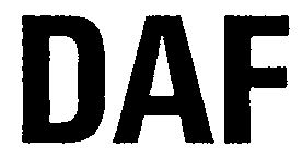 Trademark Logo DAF