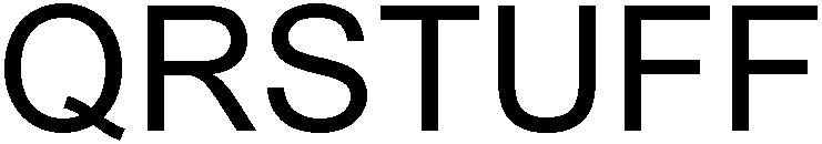 Trademark Logo QRSTUFF