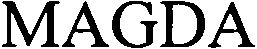 Trademark Logo MAGDA