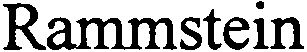 Trademark Logo RAMMSTEIN