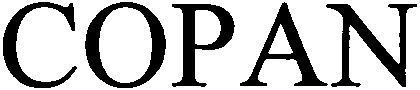 Trademark Logo COPAN