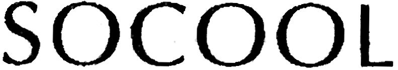 Trademark Logo SOCOOL