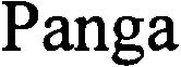 Trademark Logo PANGA