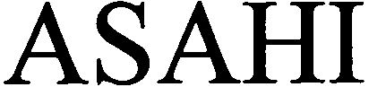 Trademark Logo ASAHI