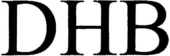 Trademark Logo DHB