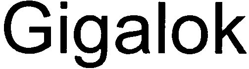 Trademark Logo GIGALOK