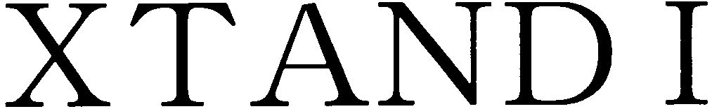 Trademark Logo XTANDI