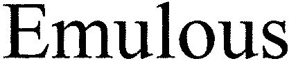 Trademark Logo EMULOUS