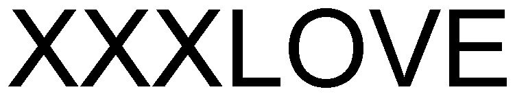 Trademark Logo XXXLOVE