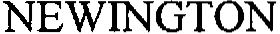 Trademark Logo NEWINGTON