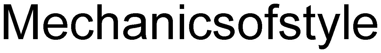 Trademark Logo MECHANICSOFSTYLE