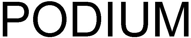 Trademark Logo PODIUM