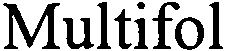 Trademark Logo MULTIFOL