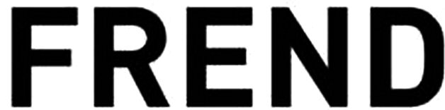 Trademark Logo FREND