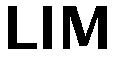 Trademark Logo LIM