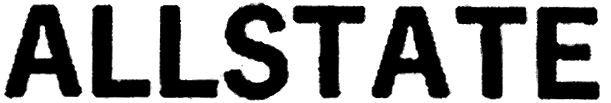 Trademark Logo ALLSTATE