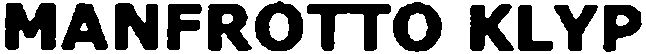Trademark Logo MANFROTTO KLYP
